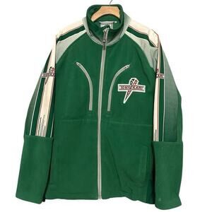OTK Kartwear Men’s Size M Green Fleece Tony Kart Racing Team Pit Jacket